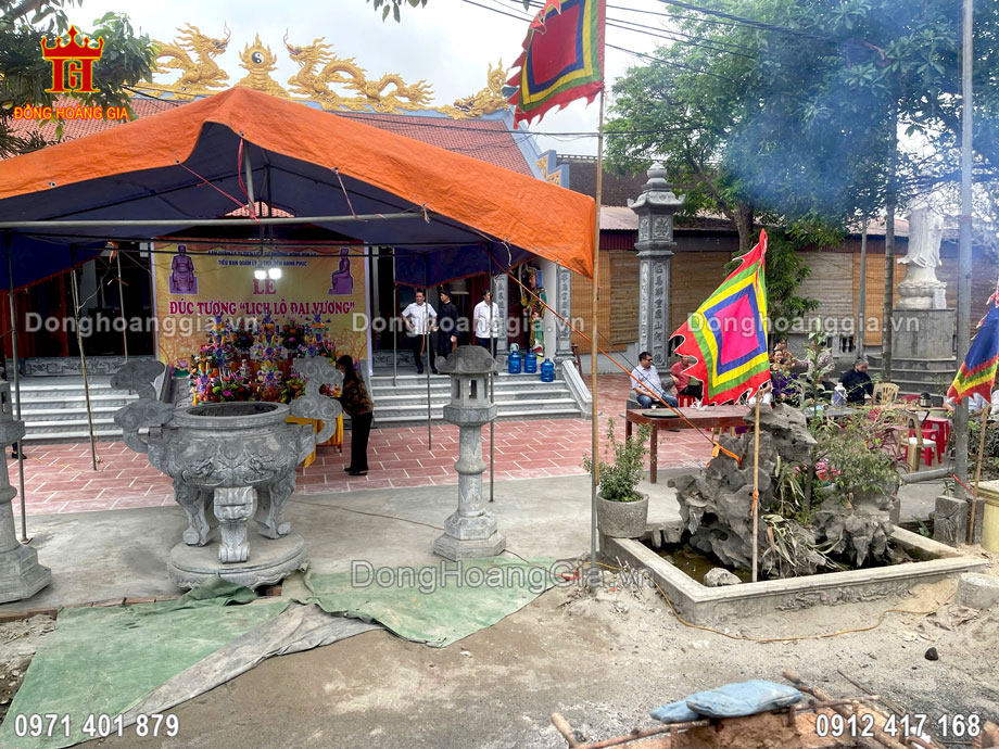 Lễ Đúc Tượng Lịch Lộ Đại Vương Bằng Đồng Tại Đền Hành Phúc