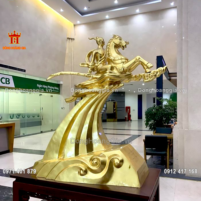 10 Tượng Thánh Gióng bằng đồng đẹp, chuẩn mẫu, giá rẻ tận xưởng